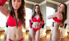 Christina Khalil Nip Slip Lingerie Tease Video Leaked