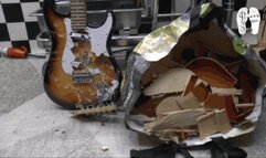 Shredding the remains from Guitars 2