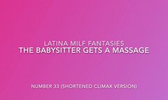 Climax Clip From The Babysitter Gets A Massage