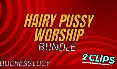 Hairy Pussy Worship Bundle