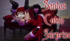 Merry Fistmas ft Mistress Patricia Maz Morbid - anal fisting Christmas Santa