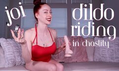 Dildo Riding in Chastity JOI