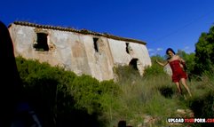 Hot babe fucked hard in an abandoned building