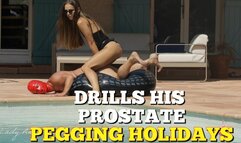 4K PEGGING HOLIDAYS drills his prostate