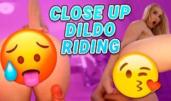 Close Up Dildo Riding