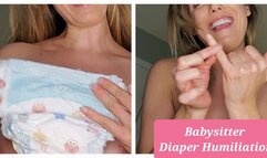 Babysitter Diaper Humiliation ABDL SPH POV