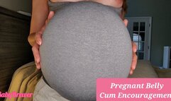 Pregnant Belly Cum Encouragement - Impregnated Your Best Friend's stepMom!