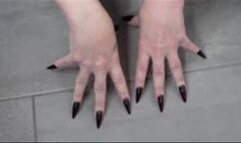 Long Sharp Nails Tapping on Hard Floor and Scratching MP4 1080