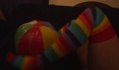 Rainbow Socks Beach Ball Play Part 1 -9 12 08-Video21