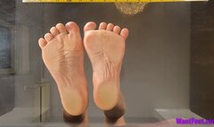 Wrinkled Soles on Glass - HD MP4