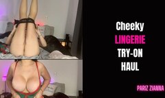 CHEEKY LINGERIE TRY-ON VIDEO