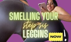 SMELLING YOUR STEP-SIS LEGGINGS Leggings Fetish Step-sister fantasy
