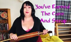 I'm Going to Give You The Cane and The Strap - BBW Nimue Allen femdomme disciplinarian dominant girlfriend POV scolding punishment - wmv