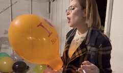 Mean Girlfriend Finds your Balloons in the Basement and Cigarette Pops them All