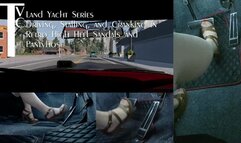 Land Yacht Series: Driving, Stalling, and Cranking in Retro High Heel Sandals and Pantyhose (mp4 1080p)