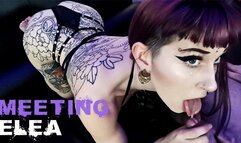 Tattooed girl Elea Samsa giving head like a pro