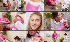 Ivi SLC Casted Pedicure, Gab Session and a Little Crutching Acrobatics (in HD 1920X1080)