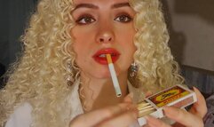 Blonde Curls and Red Flames, A Doll's Marlboro Moment