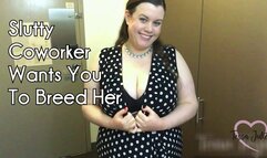 Slutty Coworker Wants You To Breed Her - Tessa Juliet - Your BBW coworker comes to your hotel room for a creampie - bbw pov blowjob breeding impregnation
