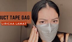 Liricaa does a duct tape gag