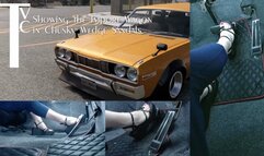 Showing the Import Wagon in Chunky Wedge Sandals (mp4 1080p)