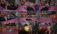 Masspop Punch Balloons, Airships, Printed Belbals, and Cattex Shapes - Full