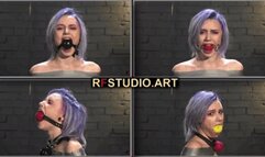 Astrid - Gag test for her roomy mouth (FULL HD MP4)