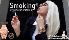 Smoking Marlboro Red 100 & Wristwatch Worship MK5661 Michael Kors MP4 720p SD