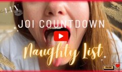 Naughty List Christmas JOI Count Down- 557