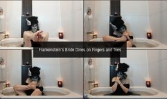 Frankenstein's Bride Dines on Her Fingers and Toes
