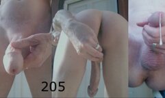 Heteroflexible K solo V205: thin slim fit muscular vascular hung older naked outside patio