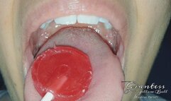 Lollipop licking