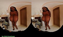 VR180 3D - The reversed Bra Strip Dance (Clip No 2610 - 4K mp4 version)