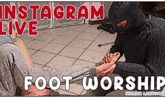 Instagram live foot worship MOBILE