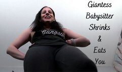 Giantess Babysitter Shrinks & Eats You