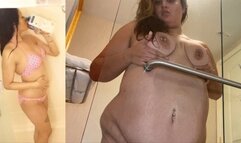 Skinny To Fat Shower Comparison