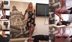 TATJANA - Your face and your dick are my playground 2 - BRUTAL face and dick trampling, face and throat standing, foot domination