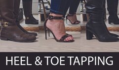 Toe Tapping in Two Pairs of Leather Boots and Sandals Pt 3