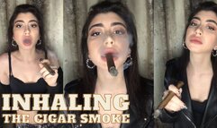 Inhaling The Cigar Smoke