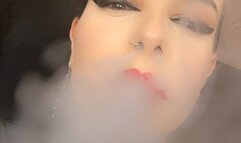 Vaping in your face NO AUDIO