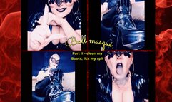 Ball masqué Part II - POV - clean my boots and lick my spit Human ashtray slave