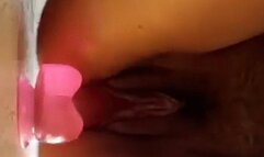 Dildo fuck and squirt solo