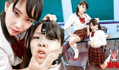 Humiliation at School with Yui Kasugano and Momoka Azuma