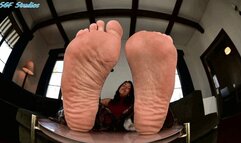 Megan Jones big dirty feet - MP4