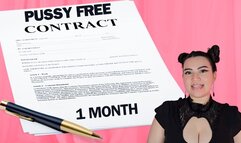 Pussy Free Pledge Contract - Real 1 Month Pussy Free Guidance by Countess Wednesday - Pussy Denial, Sexual Rejection, Loser Porn, and Loser Lifestyle MP4 1080p