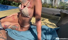 Babe from the pool was a fantastic fuck