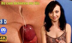 570 - Cum between my tits VR3D 4K