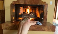 Grace Charis Fireplace Striptease Onlyfans Video Leaked