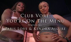 Club Vore: You're On The Menu - Featuring Paris Love and Kendra Allure - HD