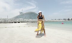 Vika in Dubai on the beach in bikini 10_720